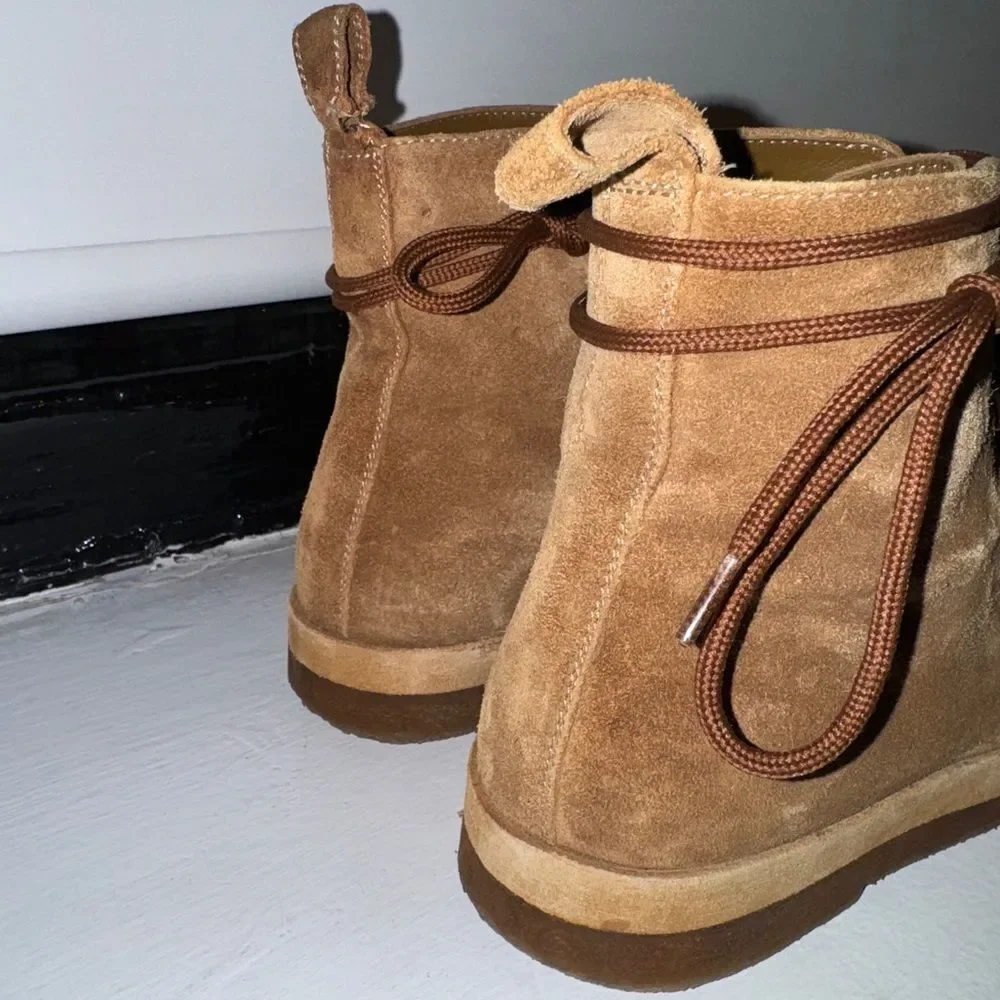JENNI KAYNE Canyon Suede Boots Chestnut Brown Women’s Size 37
